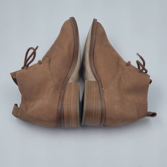 NEW Eileen Fisher Rey Suede Leather Low Heel Lace-Up Ankle Boot Women's Size 6 - Picture 5 of 12